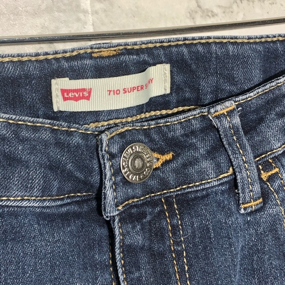 Levi 710 super skinny jean 14 REG - Picture 7 of 14